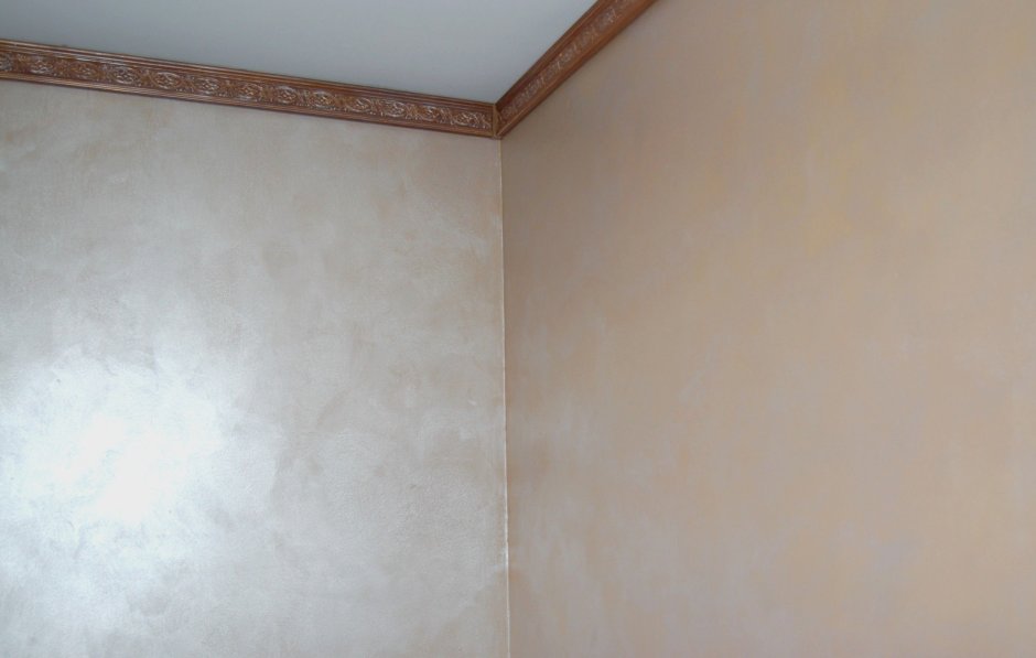 Жемчужная покраска стен