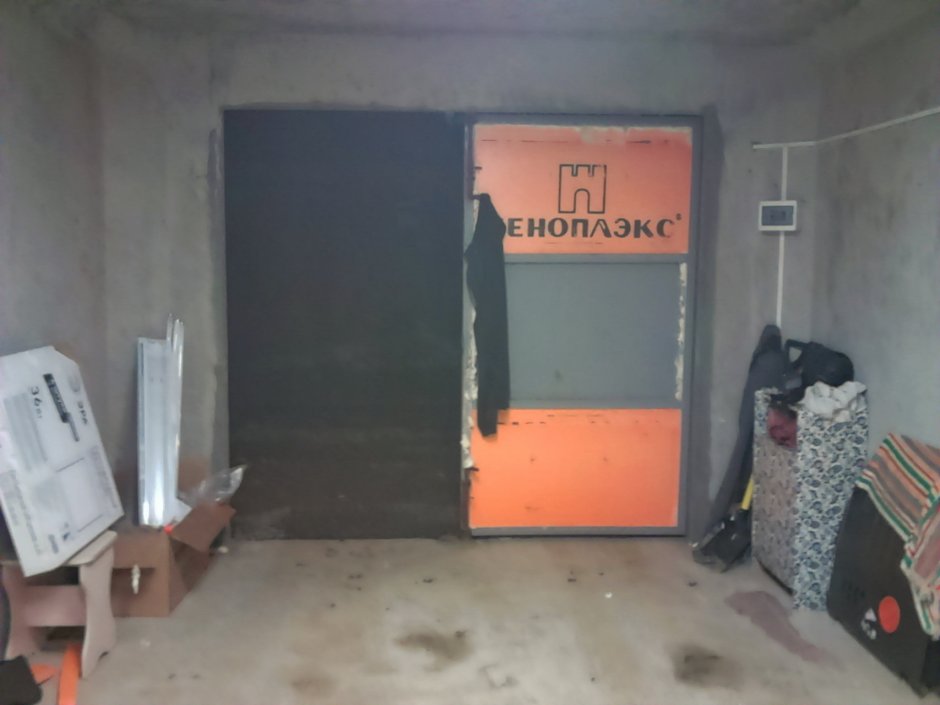 Пеноплекс на ворота гаража