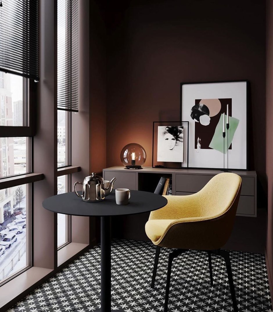 Кабинет в стиле МИД сенчури