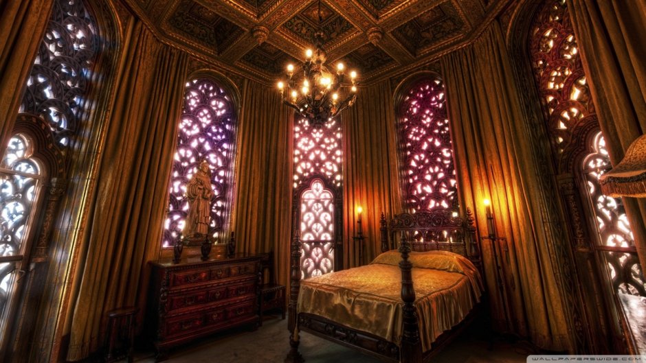 Hearst Castle интерьер