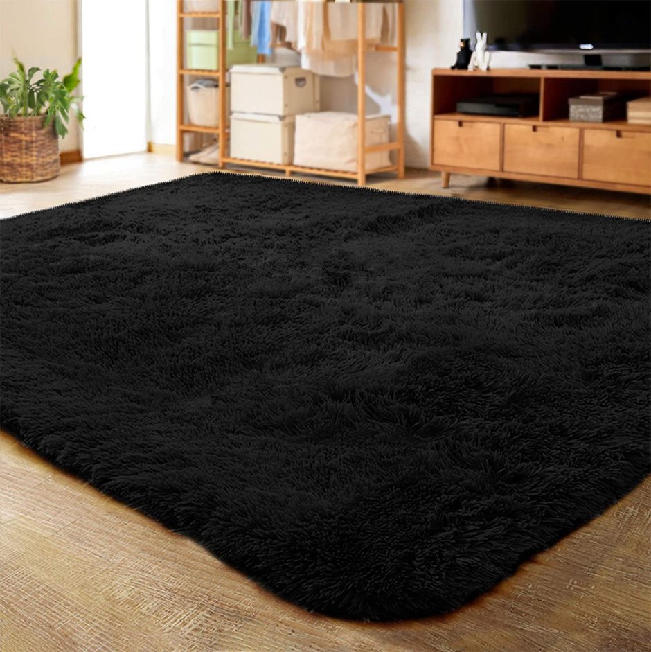 Large Faux Rabbit fur Rug