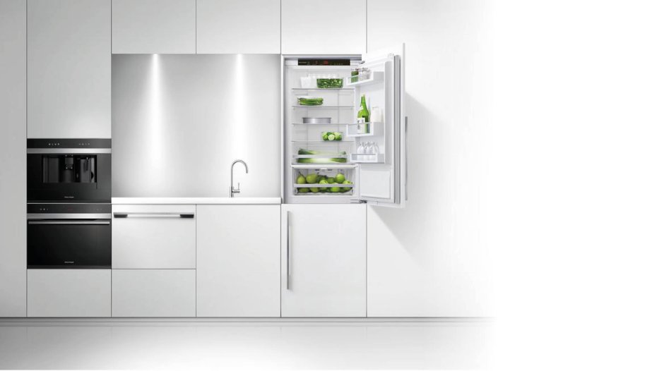 Холодильник Bosch белый стекло