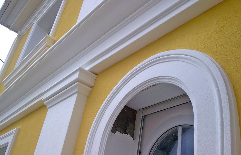 Декоративный фасад из пенопласта