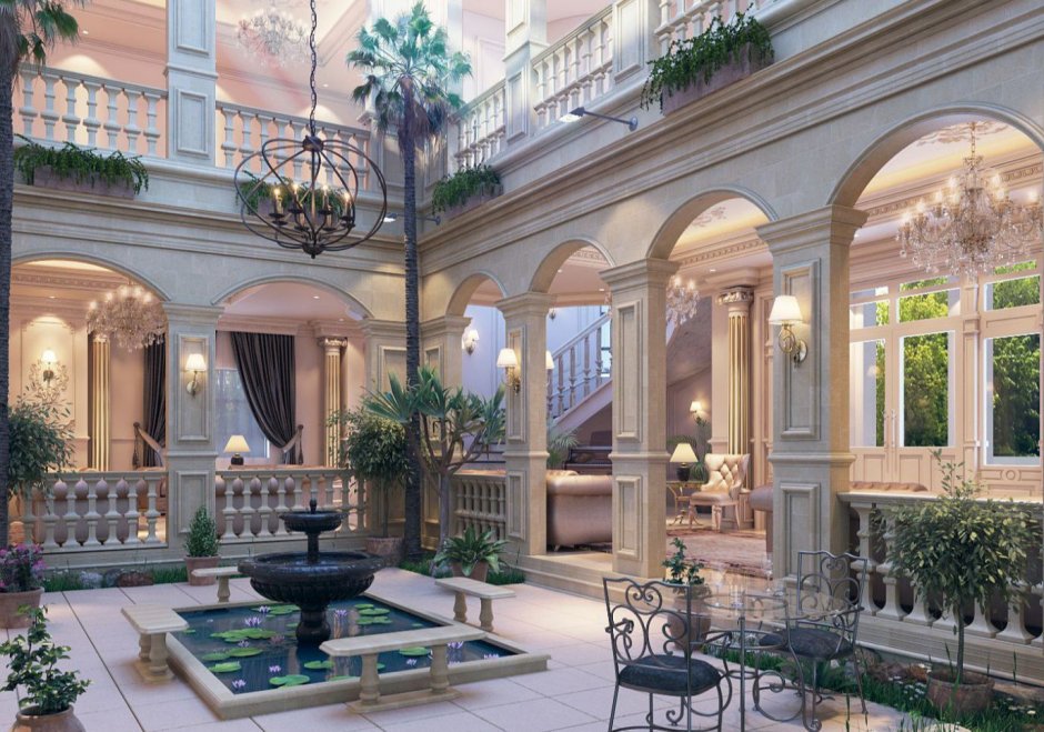 Итальянская вилла палаццо классика