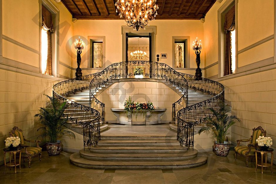 Лестницы в усадьбах 19 века