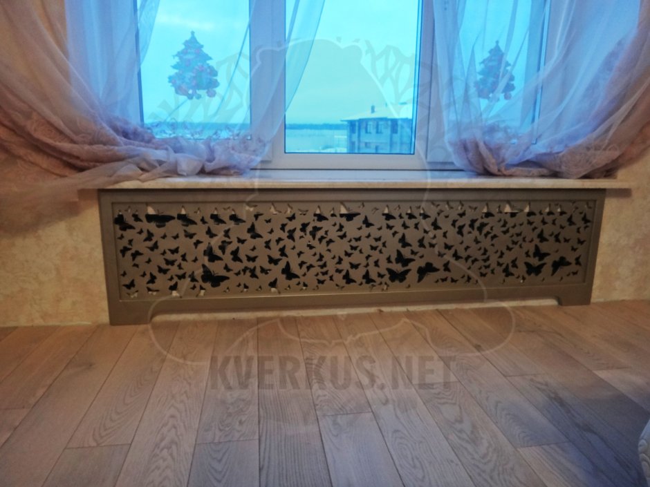 Экраны на радиаторы отопления разрисованные