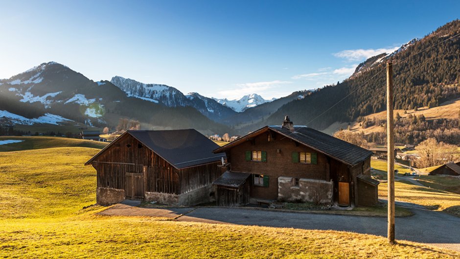 Швейцария архитектура Альпийские Шато