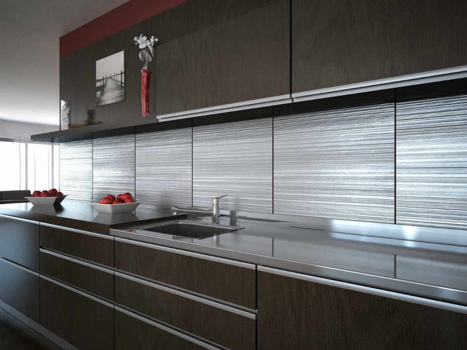 Алюминиевый профиль для фасадов кухни