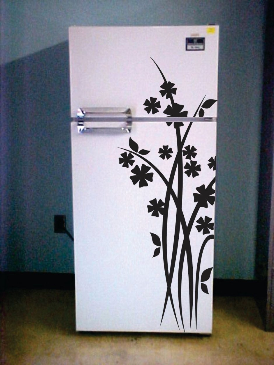 Арт декор холодильника