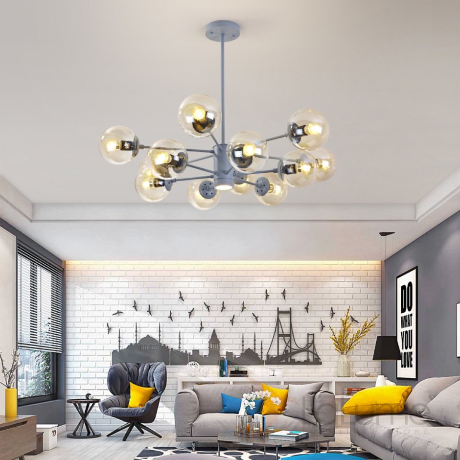 Подвесной светильник Loft industry Modern - 12balls Chandelier