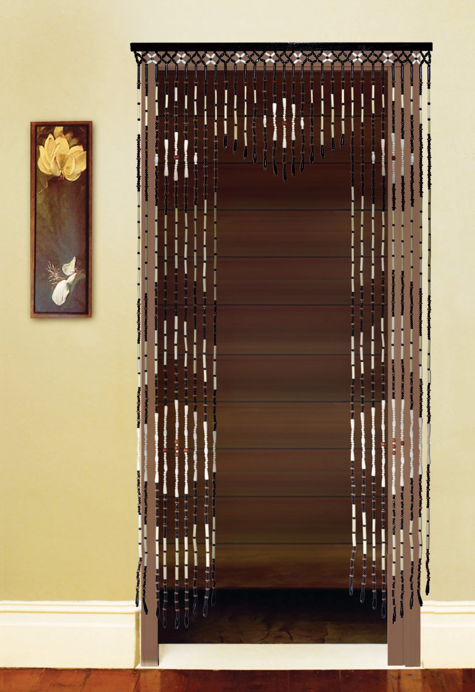 Дверные шторы из бамбука