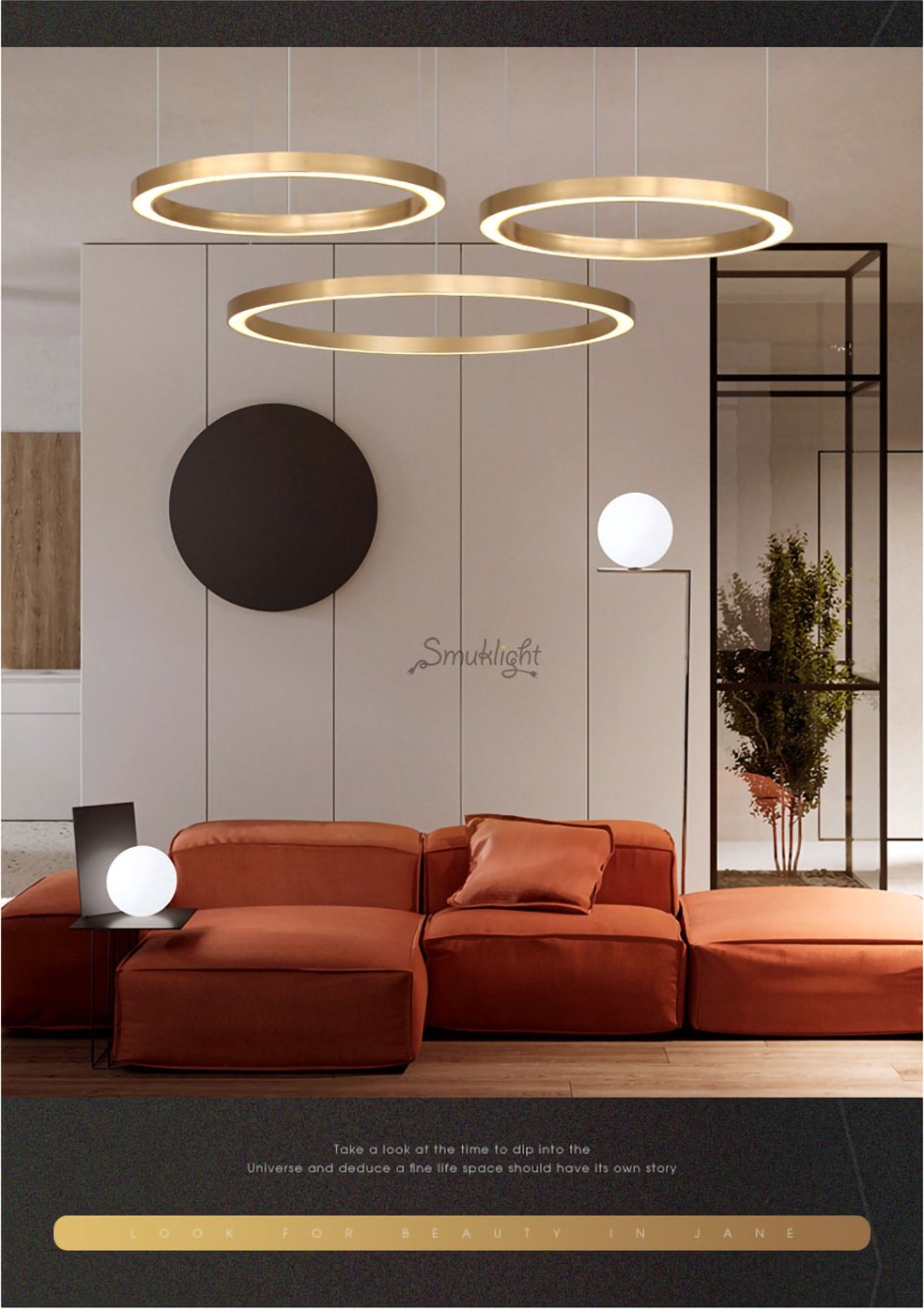 Люстра led line Pendant Lamp Loft Concept 40.2137