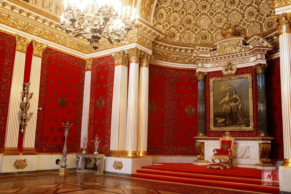 Тронный зал зимний дворец картины