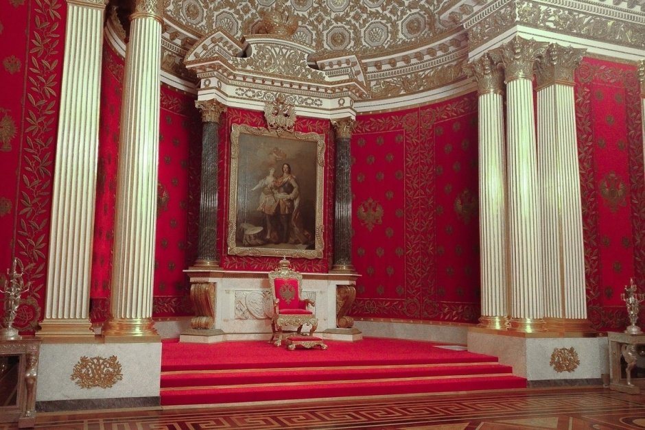 Зимний дворец Санкт-Петербург внутри Тронный зал