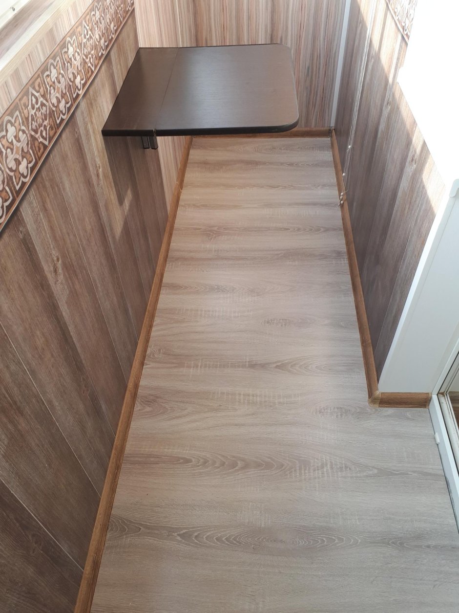 Отделка лоджии плиткой