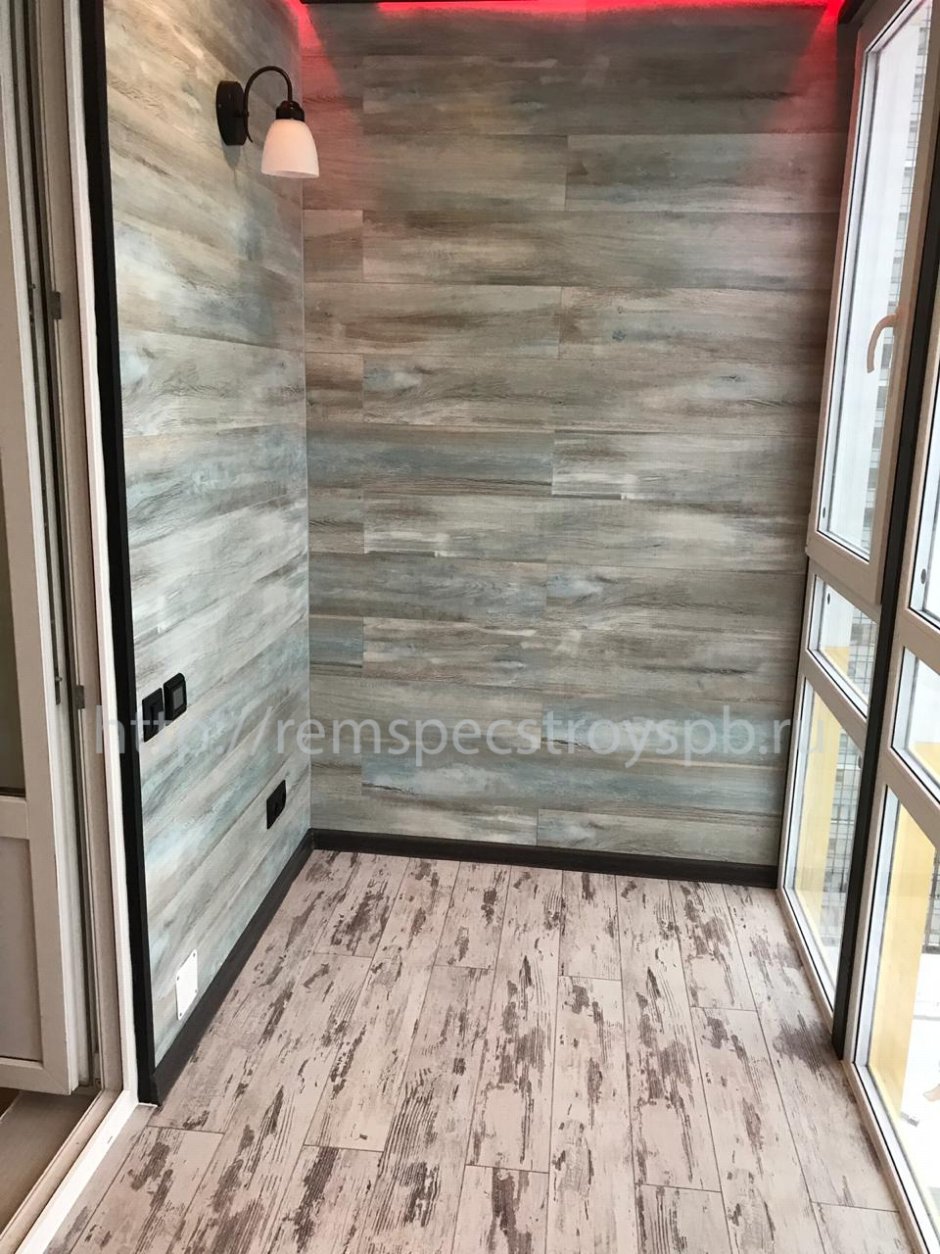 Утеплить балкон ламинатом