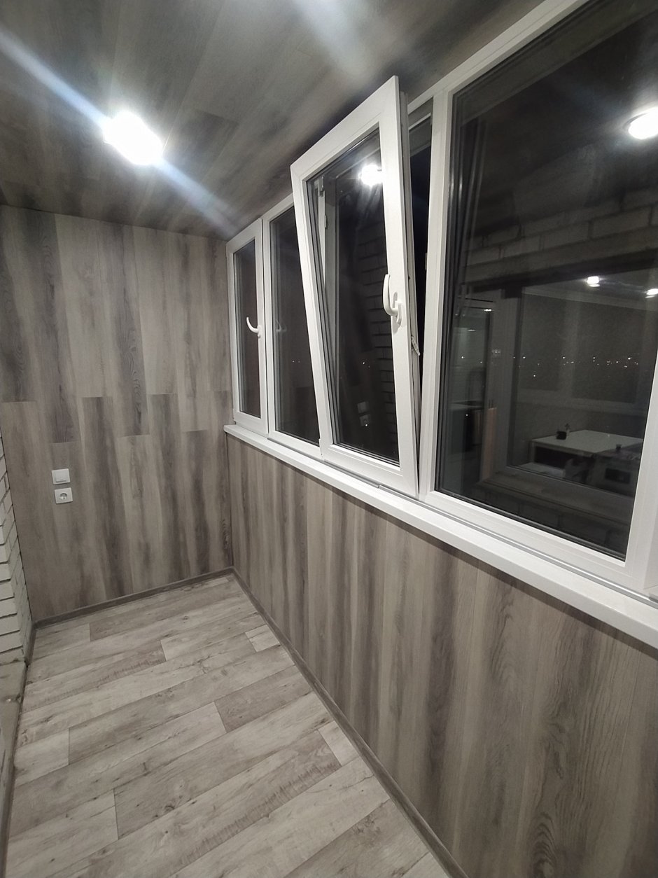 Обрамление МДФ на балкон