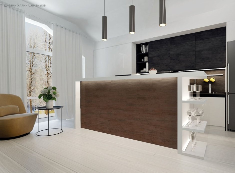 Кухня Алвик базальт