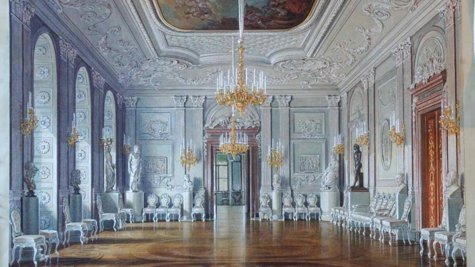 Аничкин дворец в Санкт-Петербурге внутри