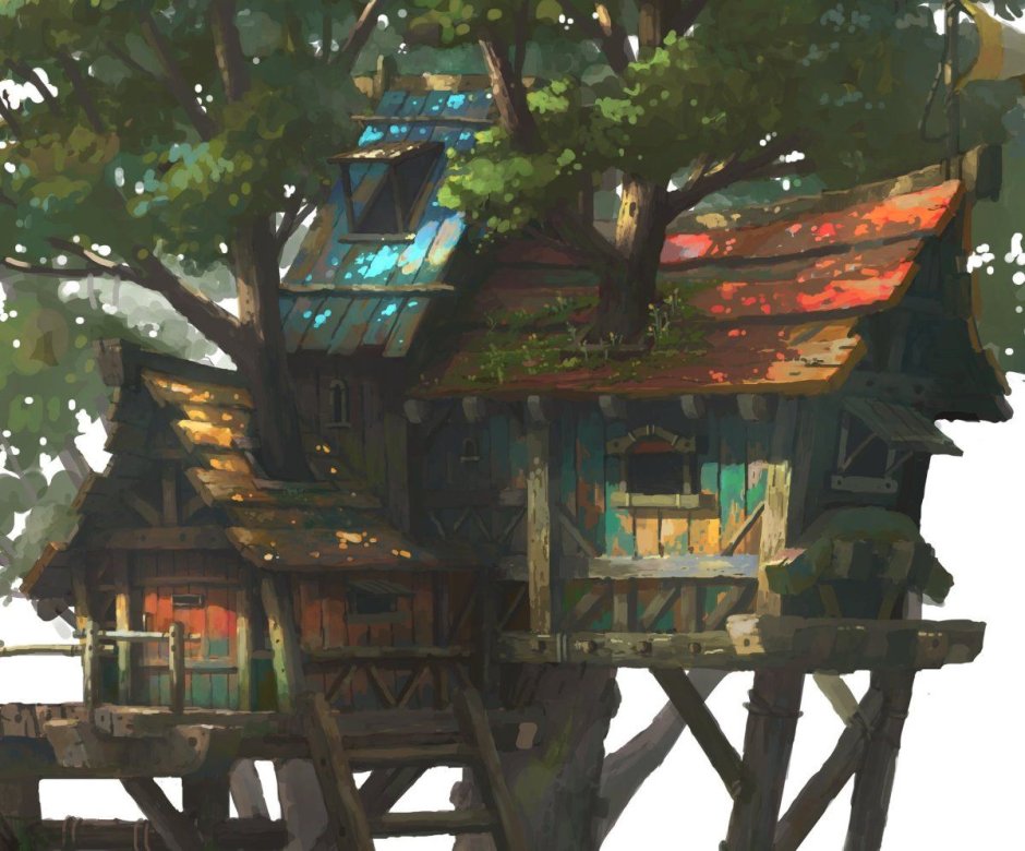 Необычный дом на дереве