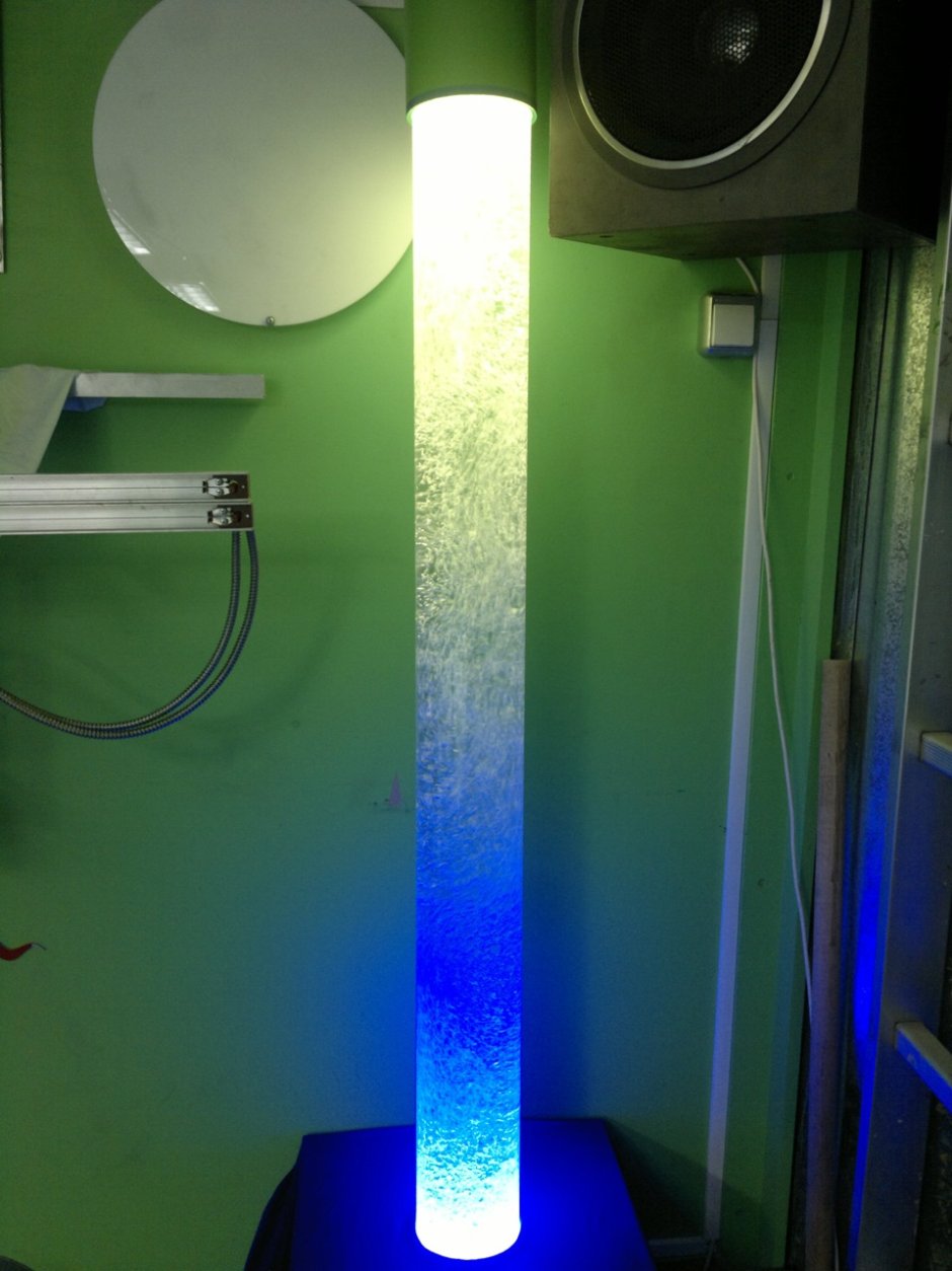 Аквалампа пузырьковая с подсветкой
