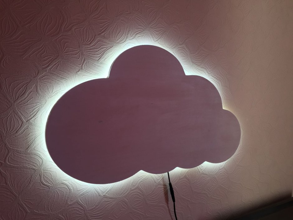 Светильник облако на стену