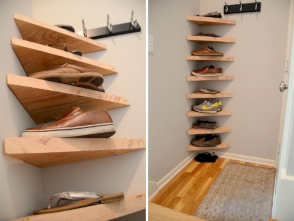 Bamboo Shoe Rack Bench