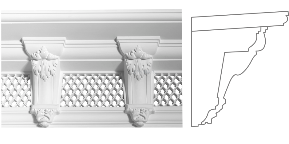 Карниз Orac Decor c360