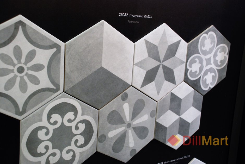Керамогранит Atem Hexagon мрамор
