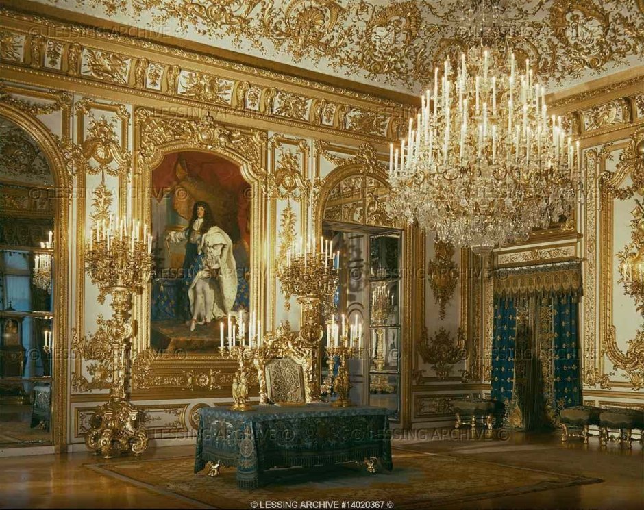Версальский дворец стиль интерьеров