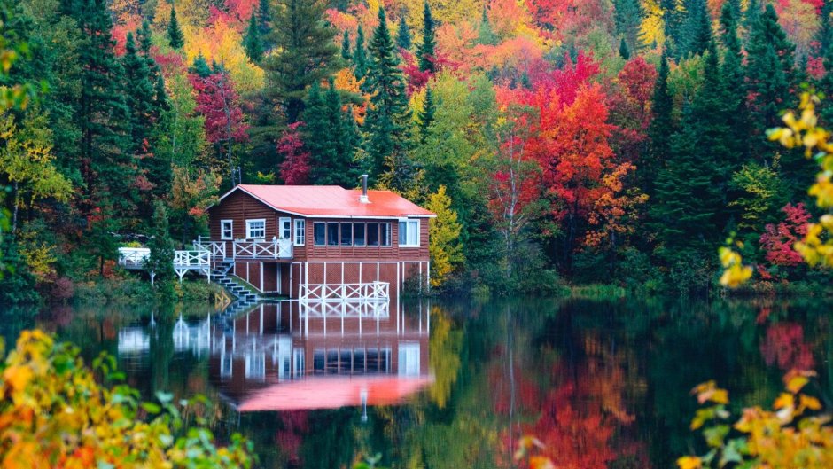 Квебек дом на озере