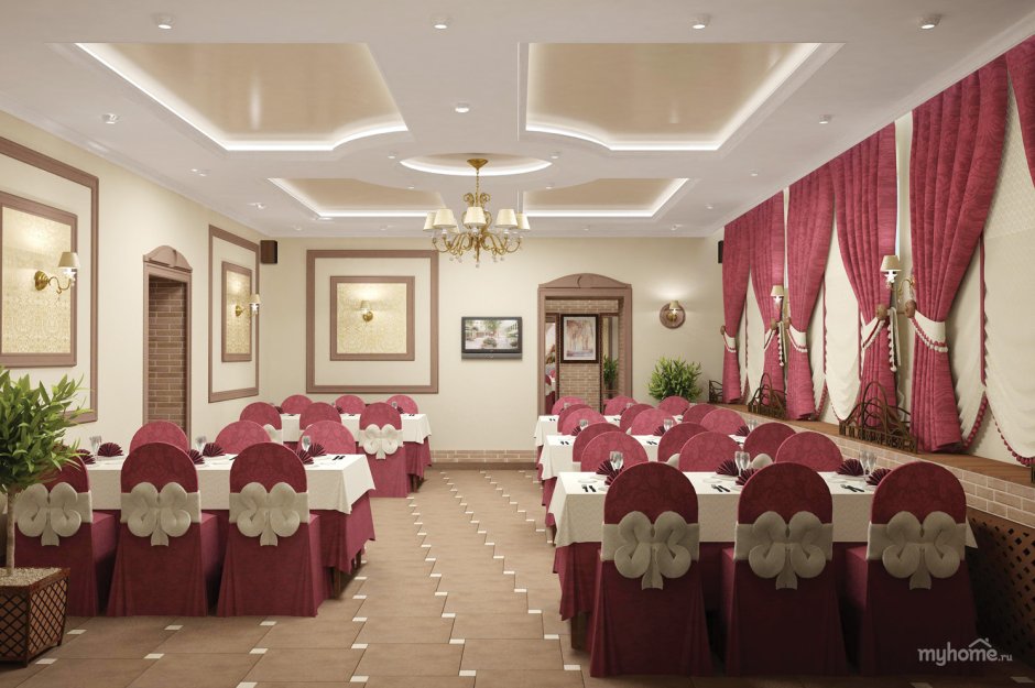 Потолки для банкетного зала