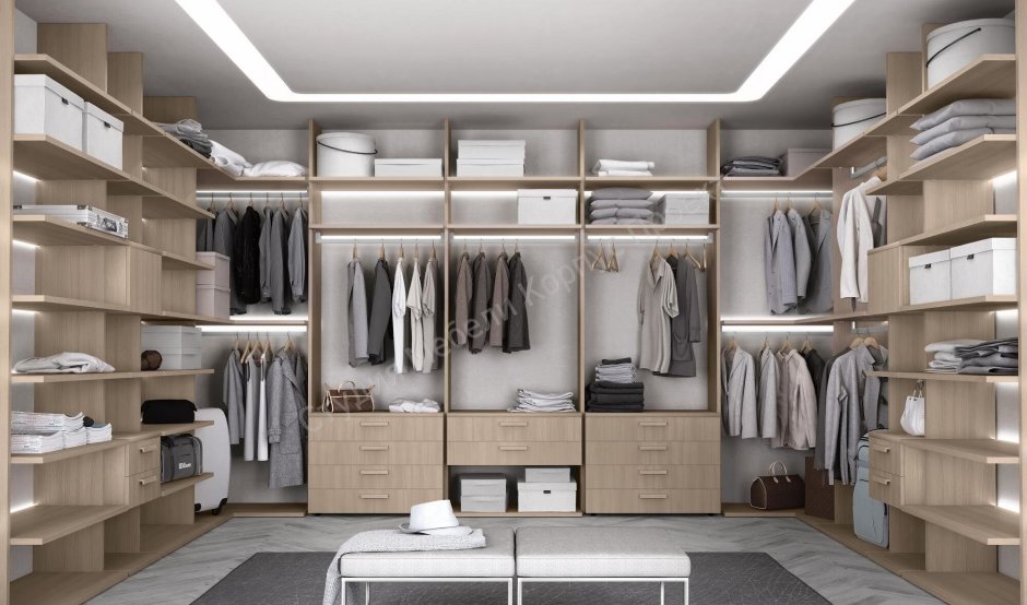 Организовать пространство в шкафу