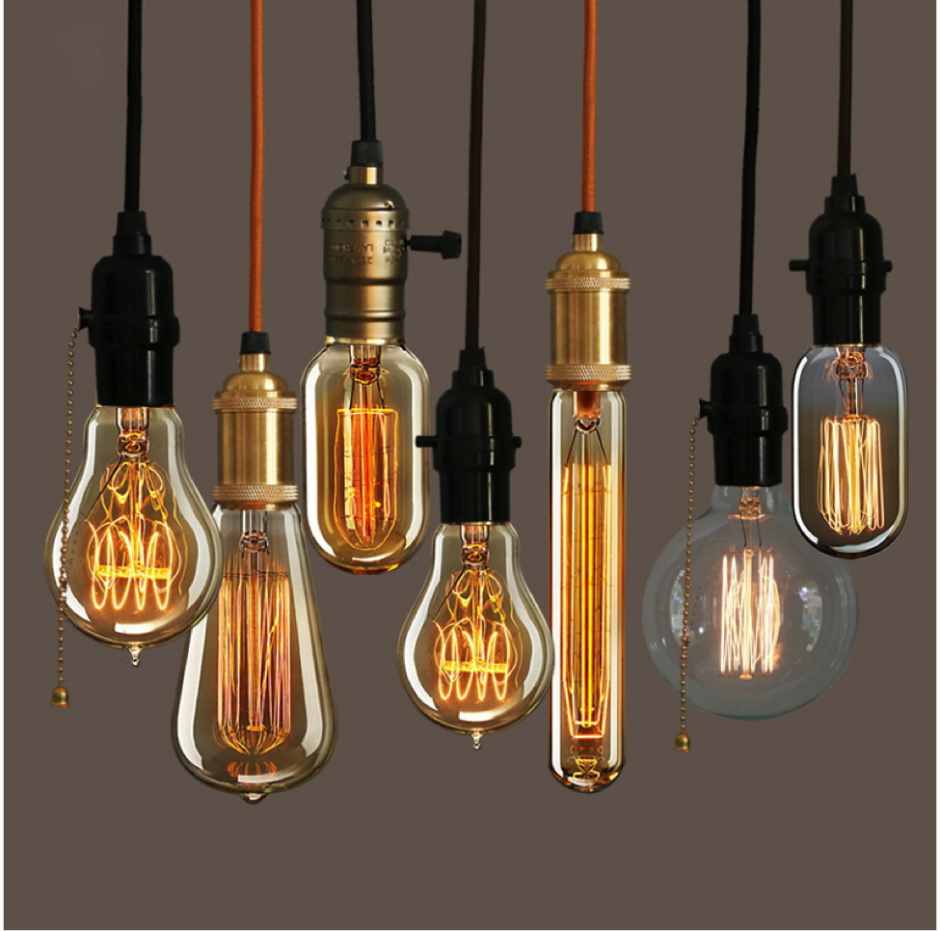 Лампа Эдисона в интерьере