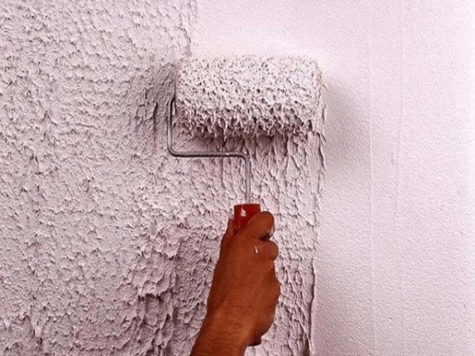 Текстурный валик для покраски стен