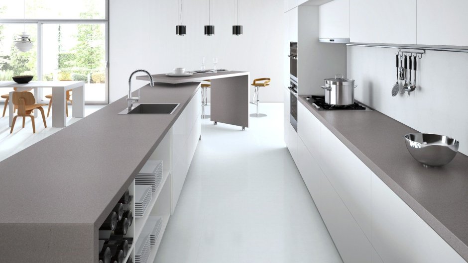 Столешница интерьер Caesarstone