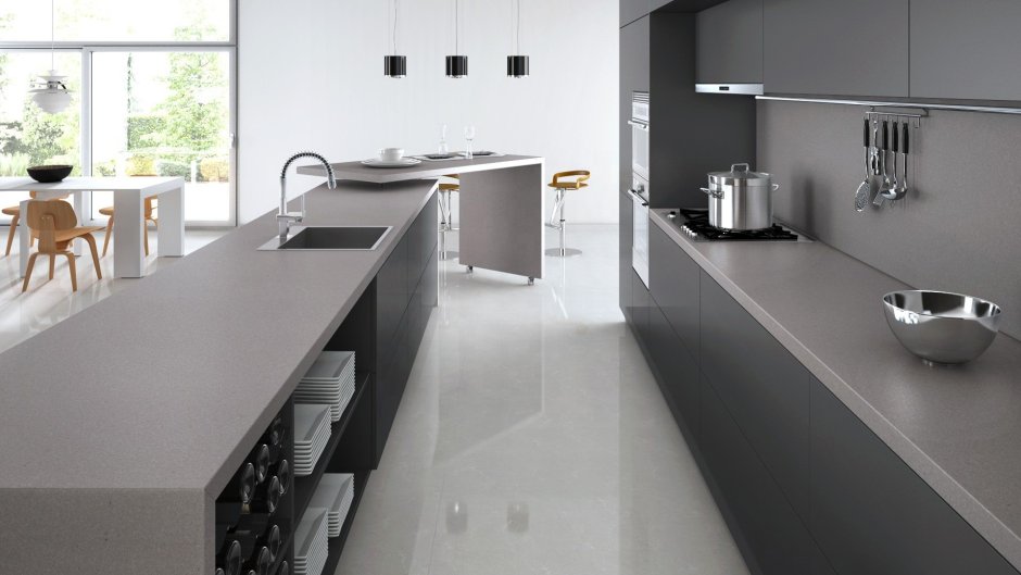 Caesarstone 5131 Calacatta Nuvo фото слэба