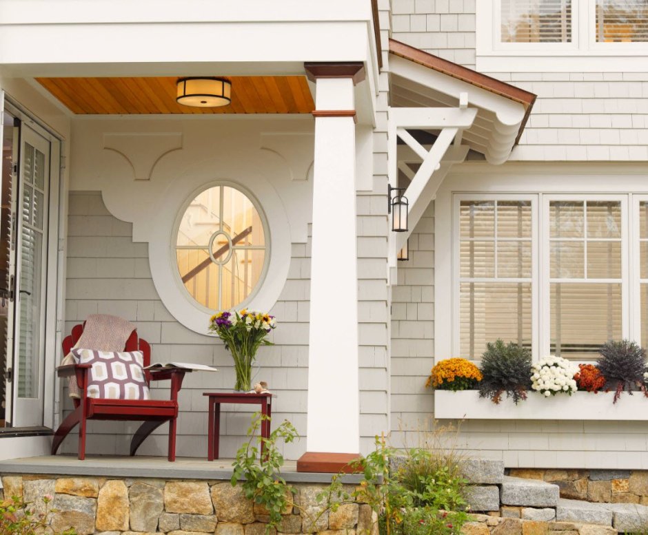 Освещение открытого крыльца