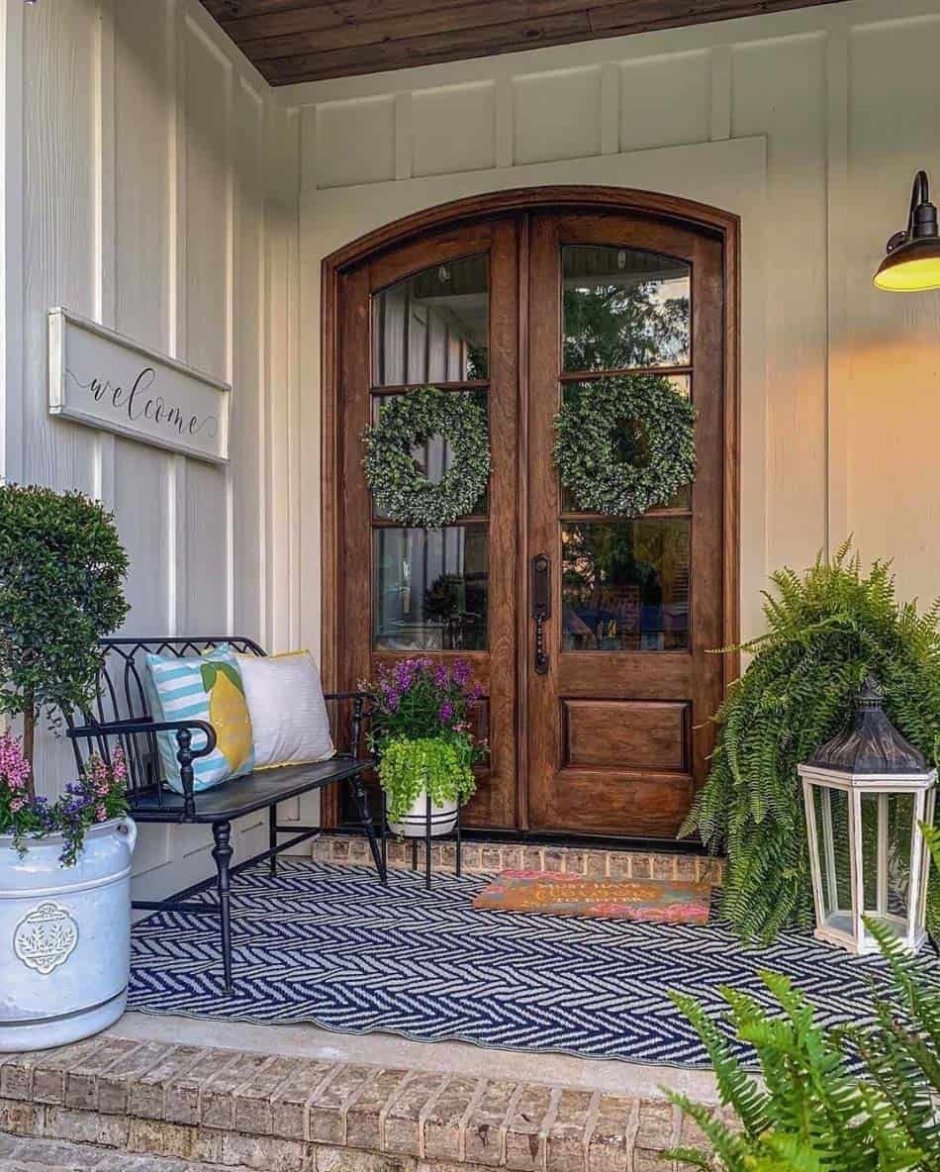 Декор крыльца своими руками