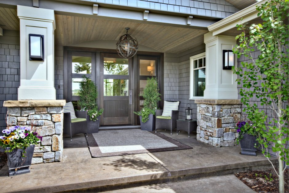 Крыльцо в современном стиле