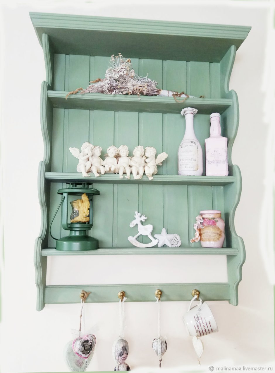 Полки на кухне в стиле Shabby Shick