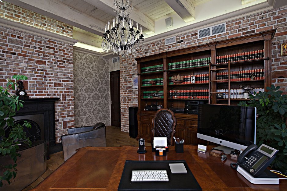 Адвокатский кабинет в стиле лофт