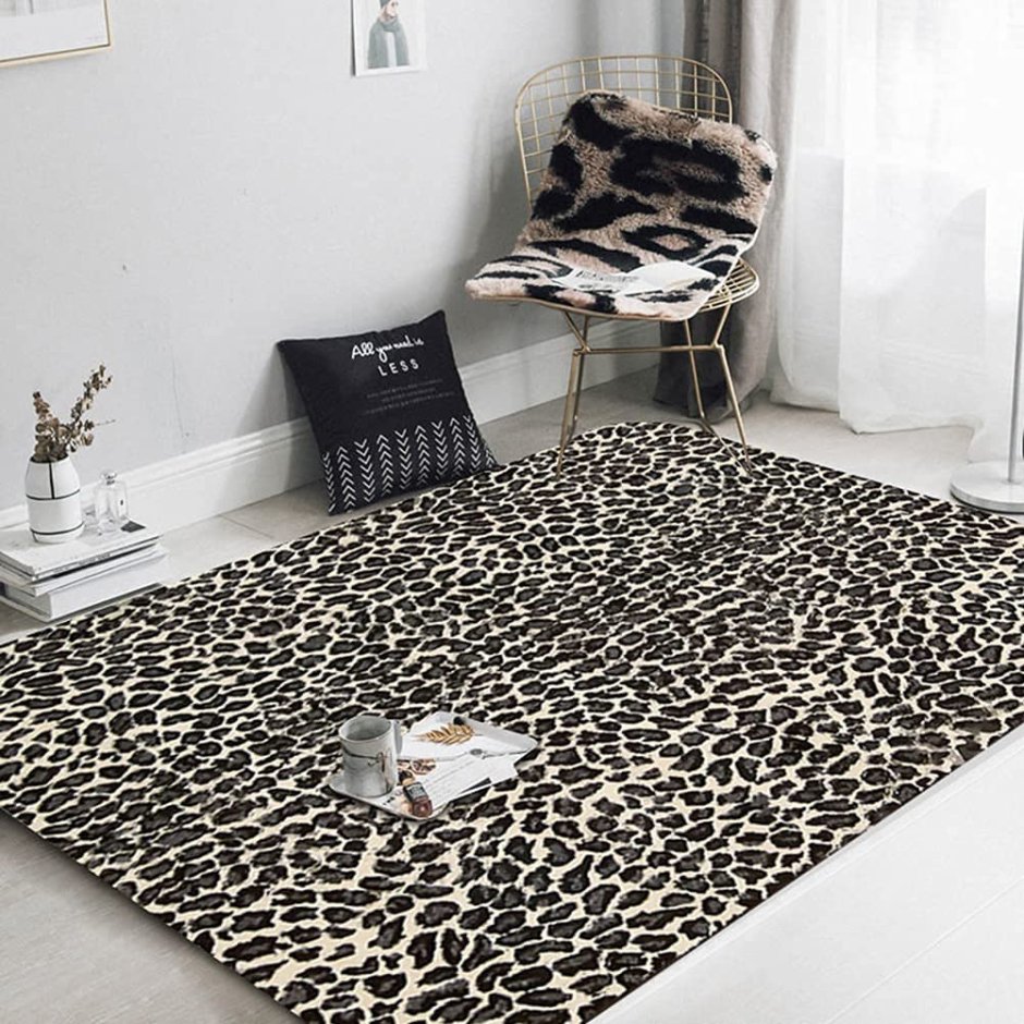 Коврик «леопард», 45×75 см
