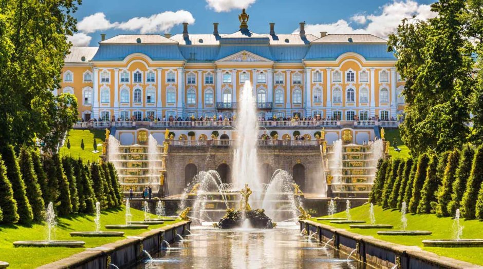 Барокко в России 18 век дворец в Петергофе