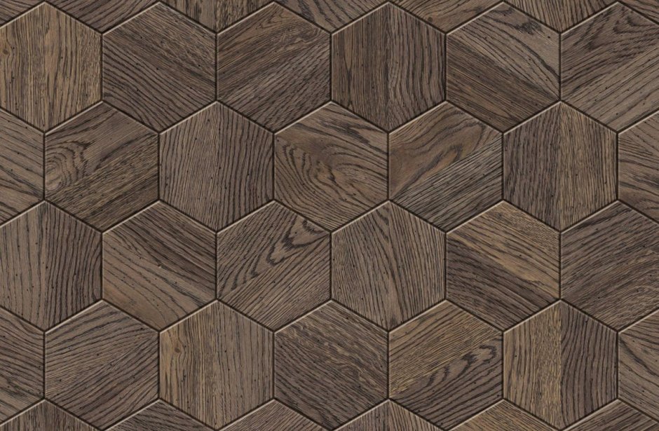 Плитка напольная Гексагон Wood Tiles 2