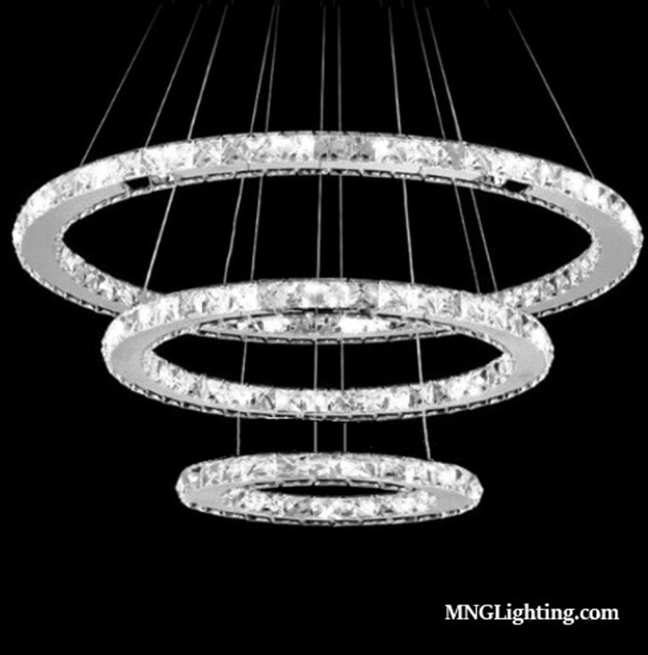 Люстра led 3-Ring Chandelier