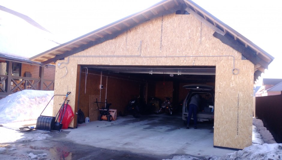 Внутренняя отделка гаража