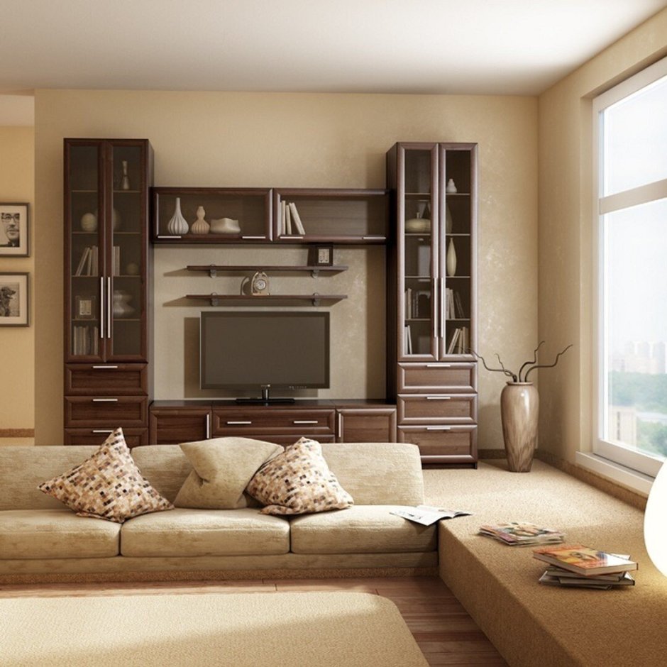 Столплит гостиная венге