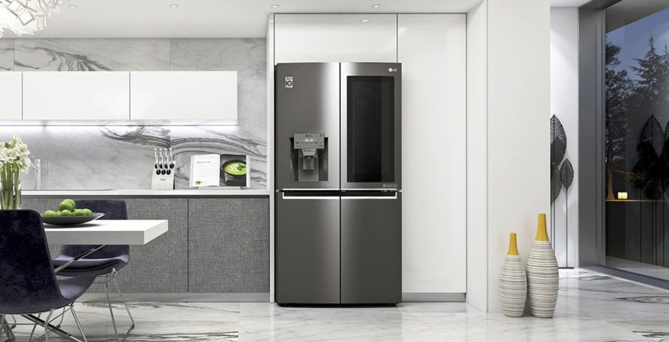 Холодильник многодверный LG instaview gr-x24ftksb
