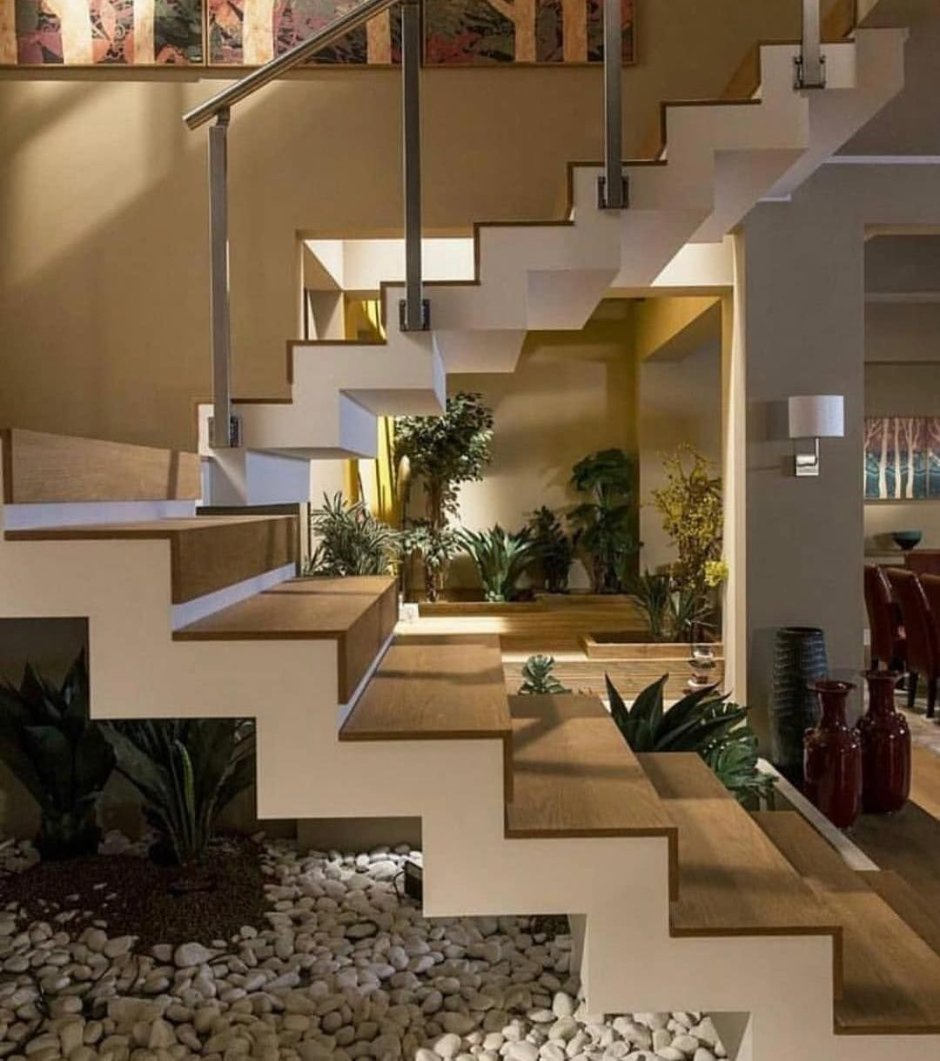 Дизайнерские бетонные лестницы